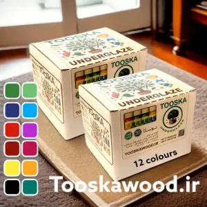 گواش زیر لعابی 12 رنگ