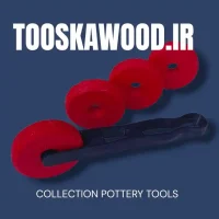 رول برجسته سفالگری توسکا ابزار ایجاد طرح روی سفال رول بافت سفال Tooska غلطک طرحدار سفال
